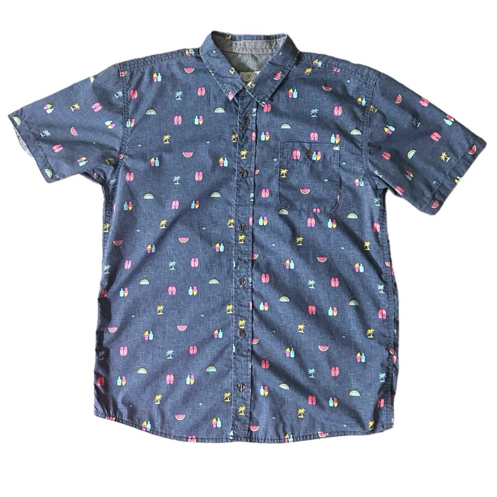 Burnside Short Sleeve Button Up Shirt